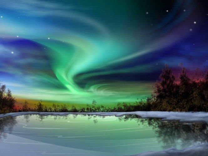 Hiện tượng bắc cực quang hấp dẫn&nbsp;ở&nbsp;Whitehorse - Ảnh: flickr