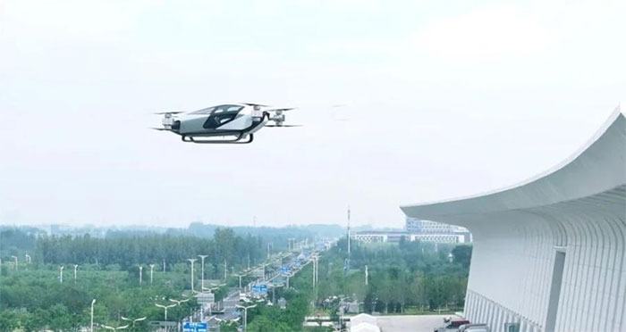 Chuyến bay do ô tô bay X2 thực hiện tại Khu F1688 cá cược thể thao sân bay quốc tế Đại Hưng ở Bắc Kinh