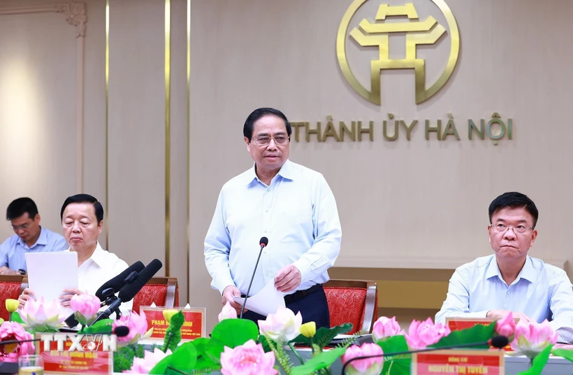 Thủ tướng Quà tặng tri ân F168: Thực hiện 5 trọng tâm, 10 nhiệm vụ phát triển TP.Hà Nội thời gian tới