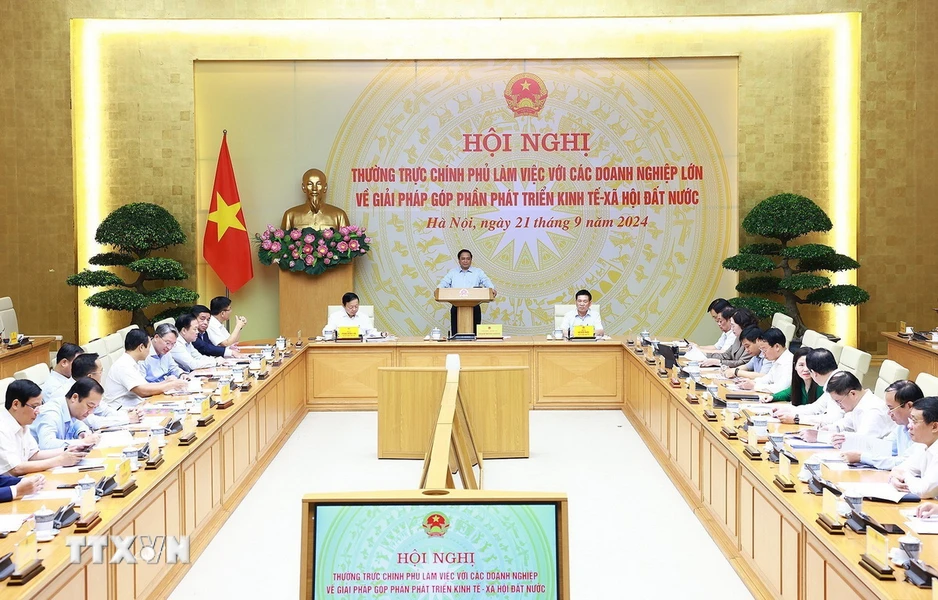 Thủ tướng Phạm Minh Chính chủ trì làm việc với các F1686.com hiện đang mở lớn góp phần phát triển đất nước