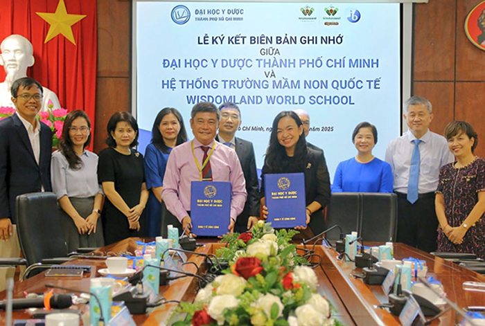 Wisdomland World School hợp tác chiến lược với Đại học Y Dược TP.HCM vì sự phát triển toàn diện của trẻ