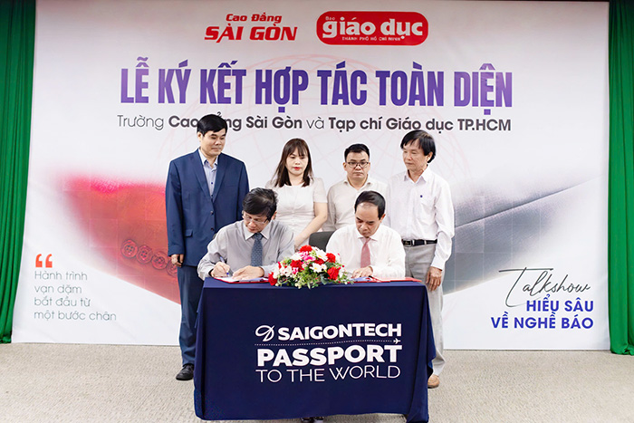 Ký kết hợp tác toàn diện giữa Trường Cao đẳng Sài Gòn và Quà tặng tri ân F168