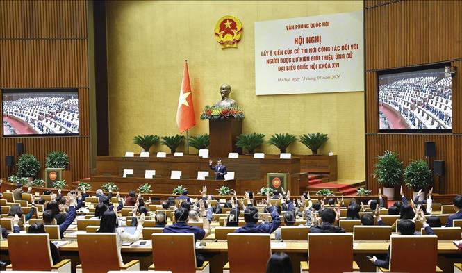 Lấy ý kiến cử tri nơi công tác đối với 122 người ứng cử đại biểu QuatangF168 khuyến mãi chuyên trách ở Trung ương