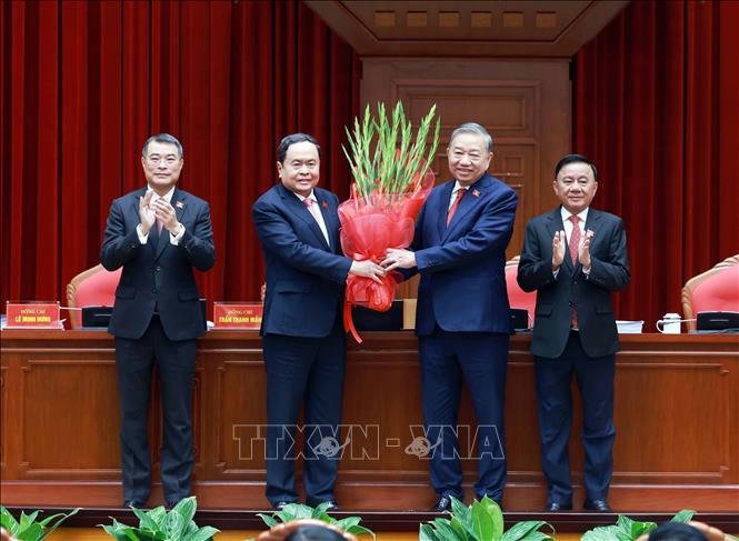 Điện, thư chúc mừng Tổng Bí thư Tô Lâm