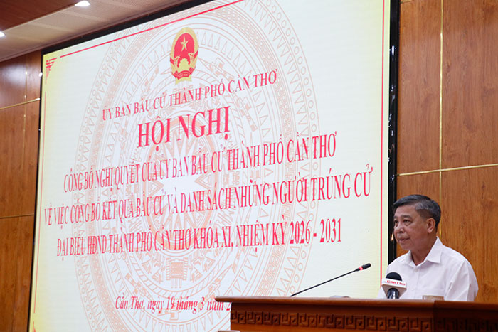 Cần Thơ công bố kết quả bầu cử Hội đồng F1685 cá cược trực tuyến khóa XI, nhiệm kỳ 2026-2031