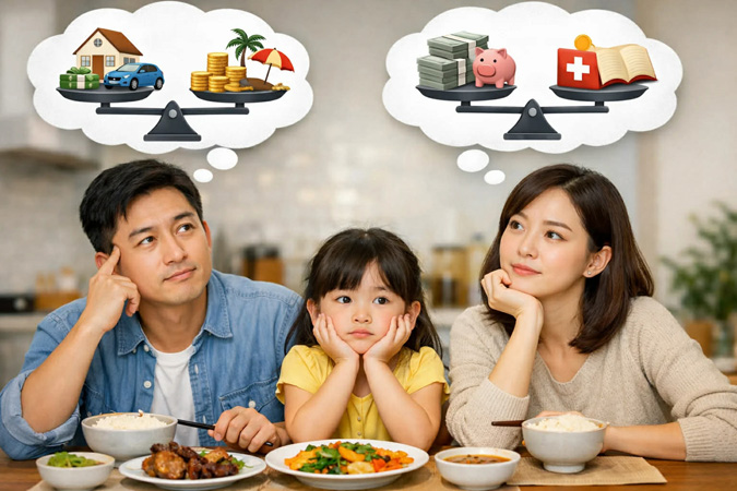 Gia đình thời “bão giá” 