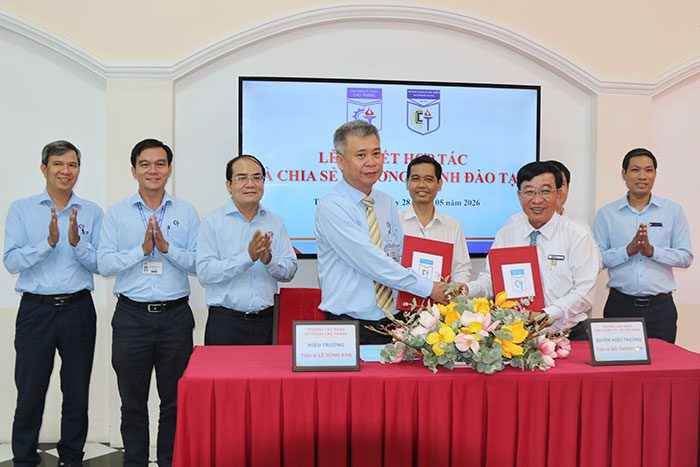 Cao đẳng Kỹ thuật Cao Thắng và Cao đẳng Thủ Thiêm hợp tác đào tạo nhân lực kỹ thuật
