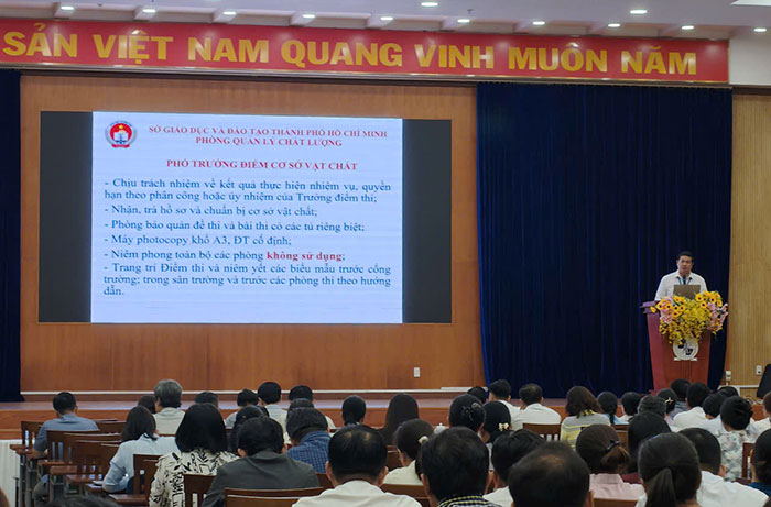 TP.HCM quán triệt nguyên tắc “4 đúng, 3 không” trong kỳ thi tuyển sinh lớp 10 lớn nhất từ trước đến nay