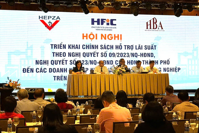 TP.HCM triển khai chính sách hỗ trợ lãi suất cho F1686.com hiện đang mở khu chế xuất, khu công nghiệp