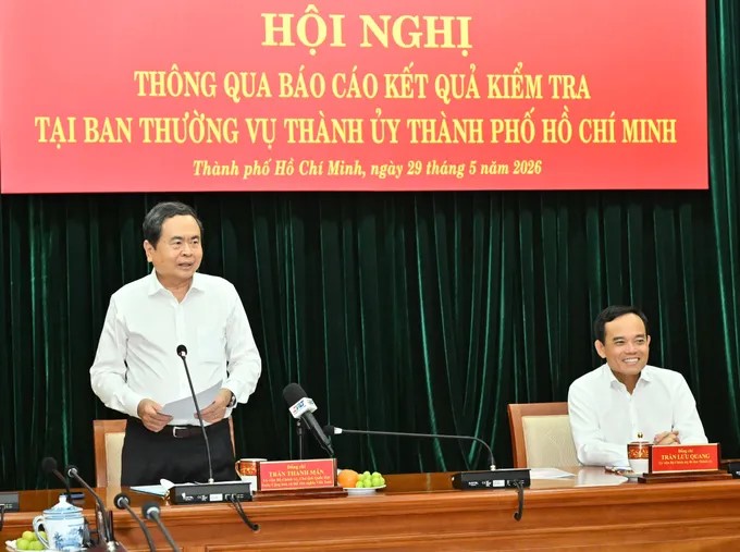 Chủ tịch QuatangF168 khuyến mãi Trần Thanh Mẫn làm việc với TP.HCM